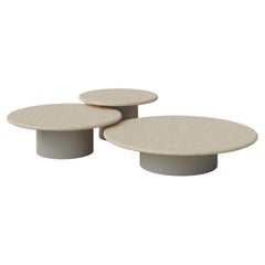 Raindrop Coffee Table Set, 600, 800, 1000, Ash / Pebble Grey