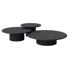 Raindrop Couchtisch-Set, 600, 800, 1000, Schwarze Eiche / Schwarze Eiche