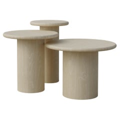 Raindrop Side Table Set, 300, 400, 500, Ash / Ash