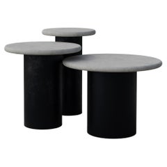 Raindrop Side Table Set, 300, 400, 500, Microcrete / Patinated