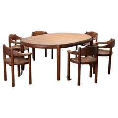 Rainer Daumille dining room set with extending table and 6x armchairs