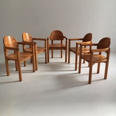 Rainer Daumiller Armchairs in Pine, Denmark, 1970s
