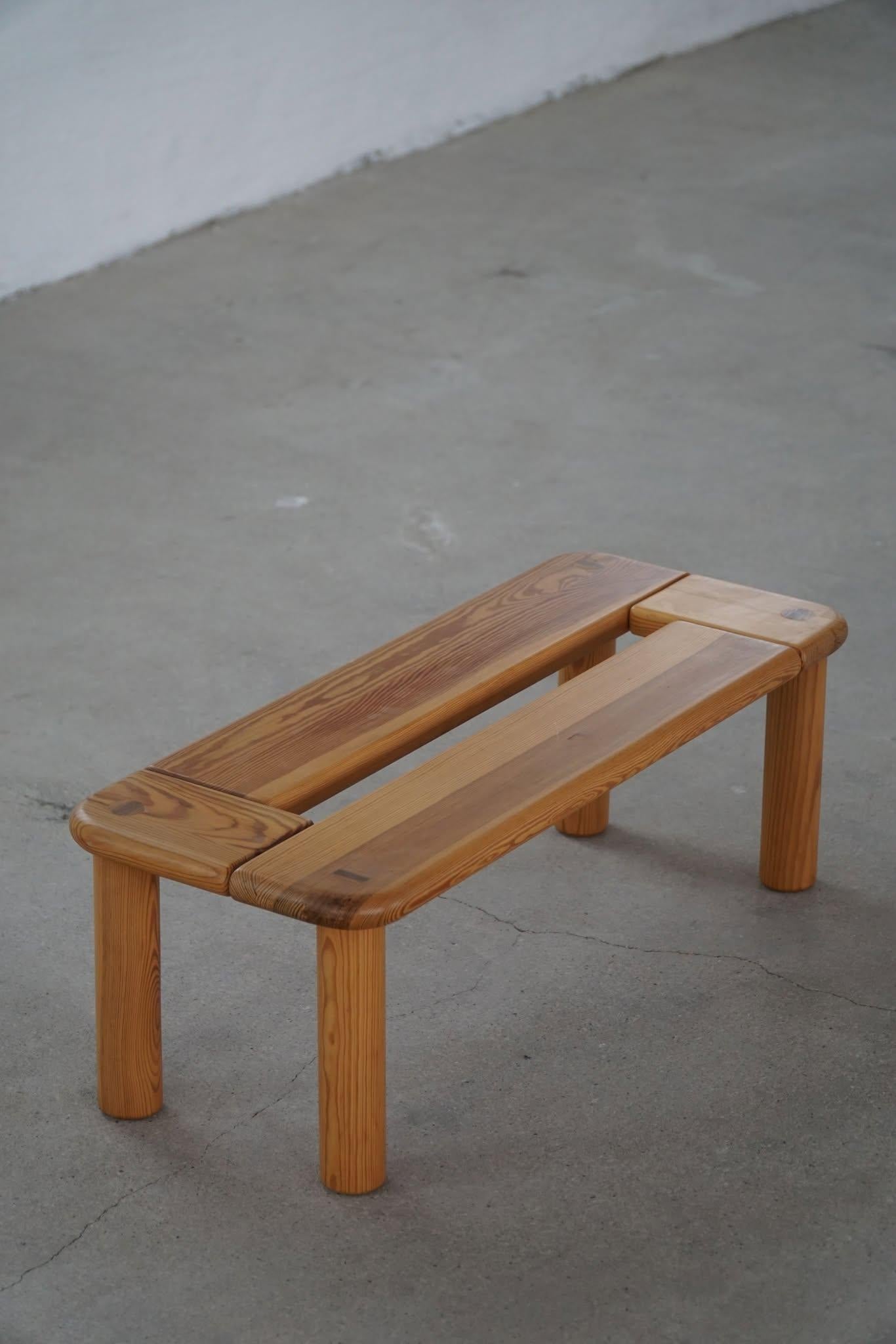 20ième siècle Rainer Daumiller, Banc en pin, Danish Modern, The Moderns Savværk, 1970 en vente