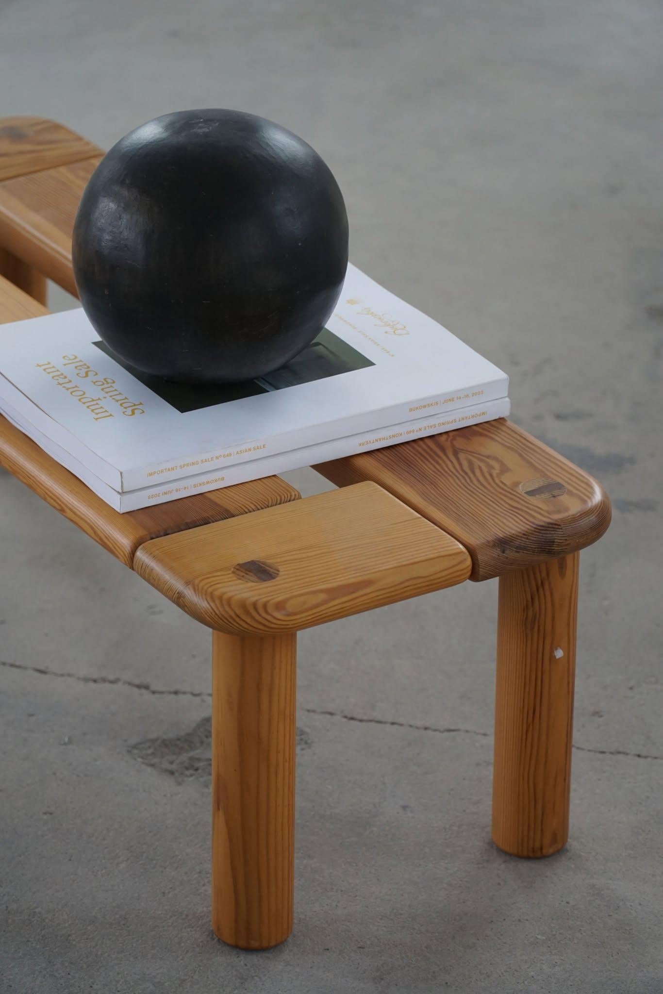 Rainer Daumiller, Banc en pin, Danish Modern, The Moderns Savværk, 1970 en vente 2