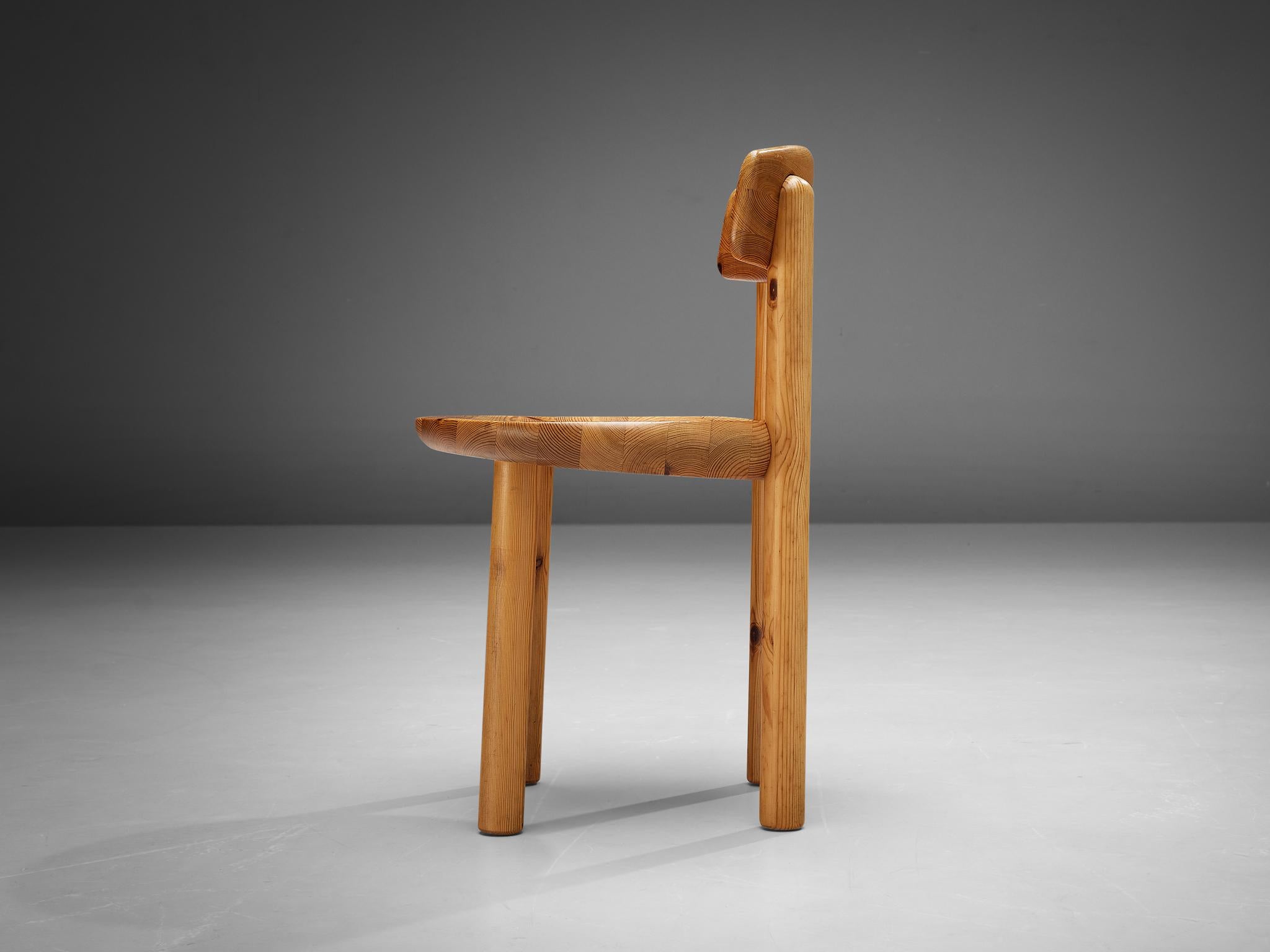 Scandinavian Modern Rainer Daumiller Chair in Pine