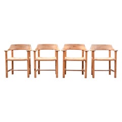 Rainer Daumiller Danish Papercord Dining Armchair Scandinavian Pine Set of 4