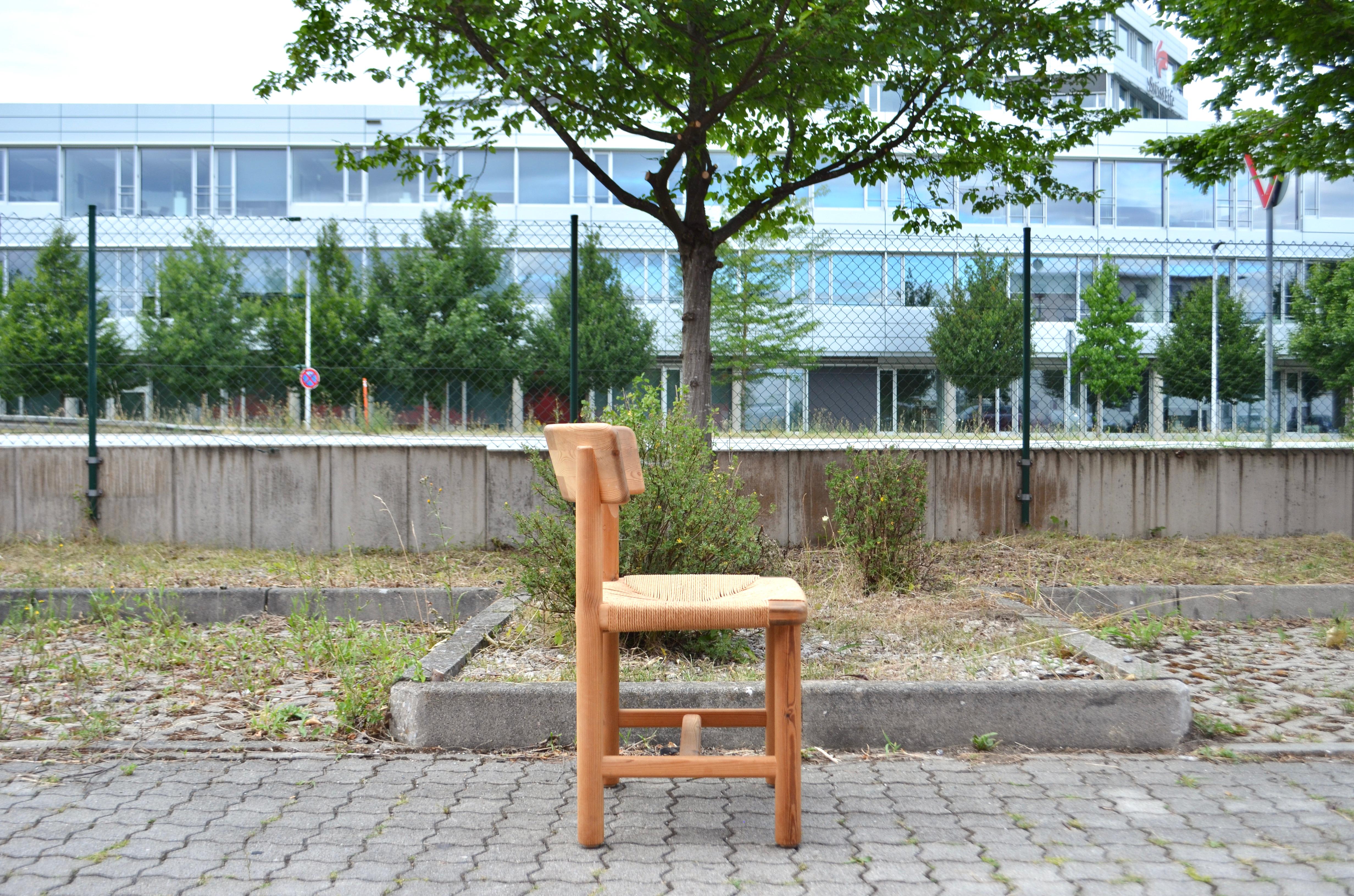 Rainer Daumiller Danish Papercord Dining Chair Scandinavian Pine Set of 4 11