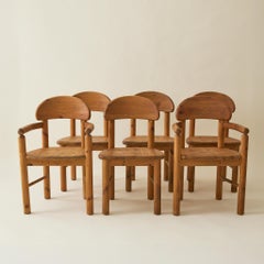 Rainer Daumiller Danish Pine Dining Chair, Set of 6, 1960s