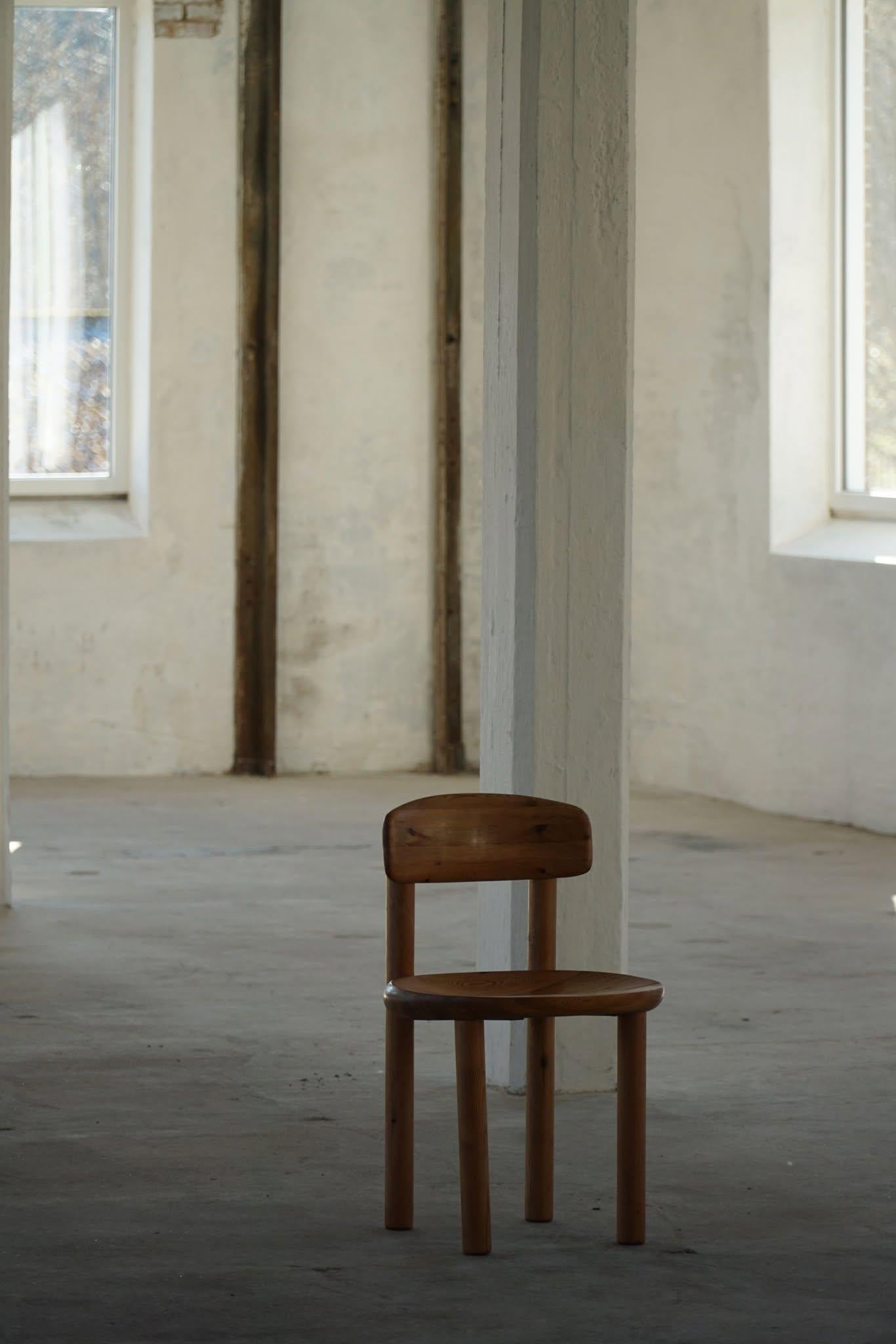 Chaise de bureau/de salle à manger Rainer Daumiller en pin massif, design moderne danois, 1970 en vente 6