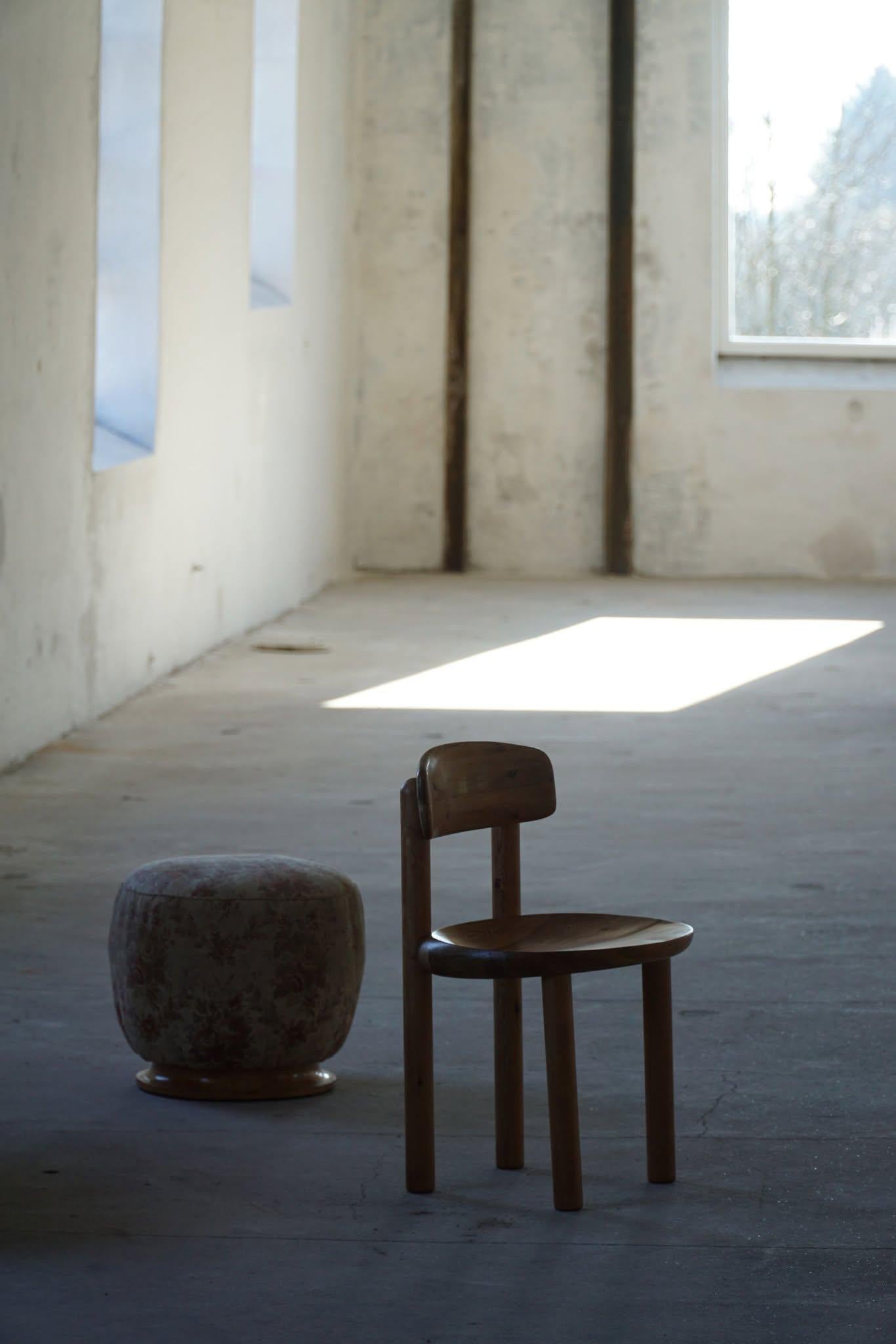 Chaise de bureau/de salle à manger Rainer Daumiller en pin massif, design moderne danois, 1970 en vente 8