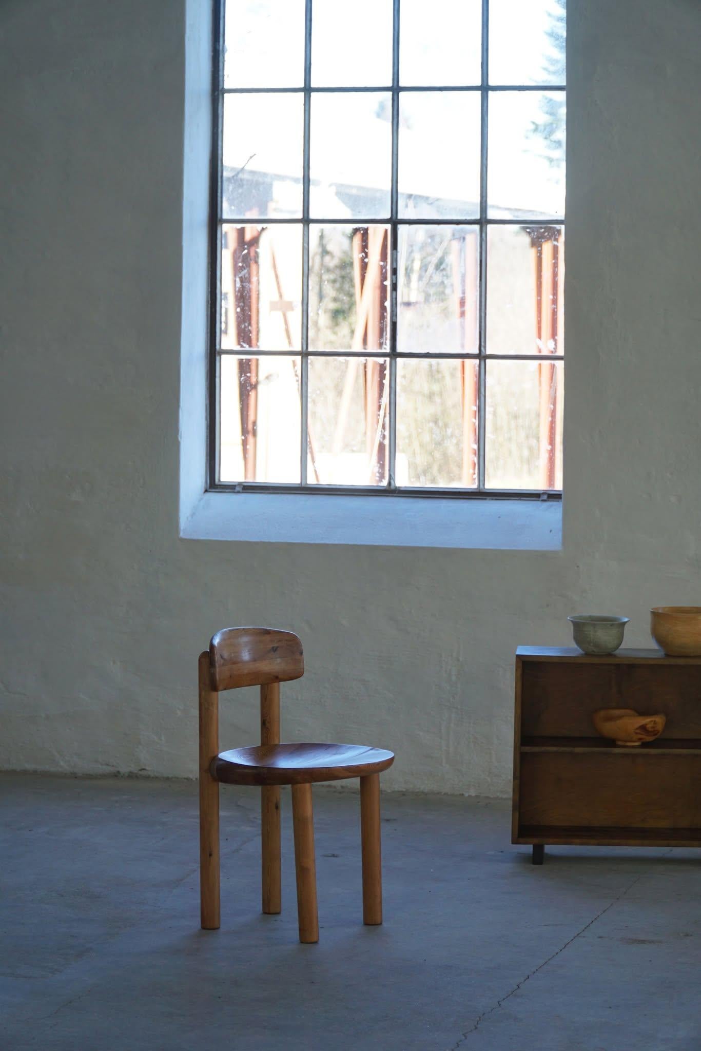 Chaise de bureau/de salle à manger Rainer Daumiller en pin massif, design moderne danois, 1970 en vente 9