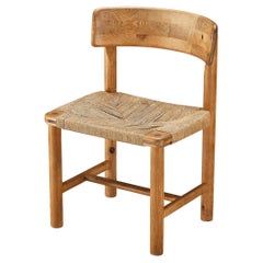 Vintage Rainer Daumiller Dining Chair in Pine and Papercord 