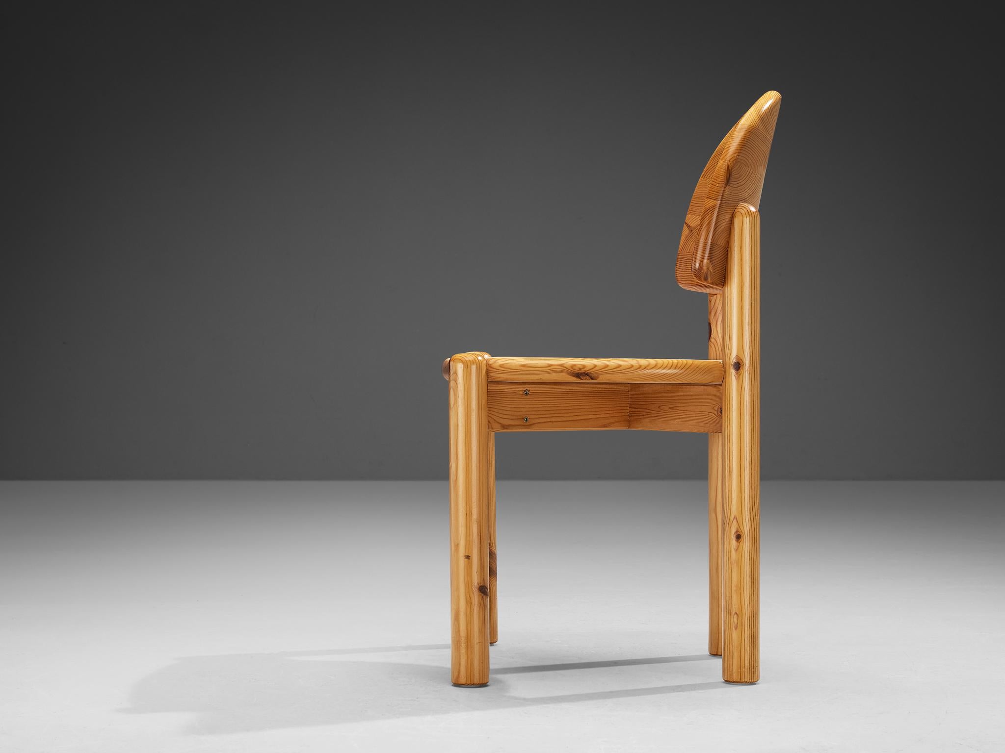 Danish Rainer Daumiller Dining Chair in Pine For Sale