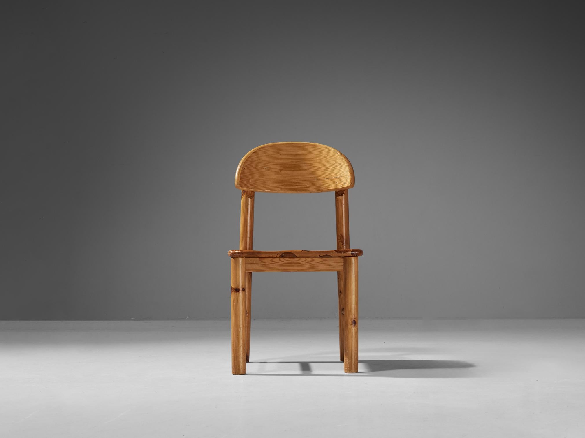 Late 20th Century Rainer Daumiller Dining Chair in Solid Pine