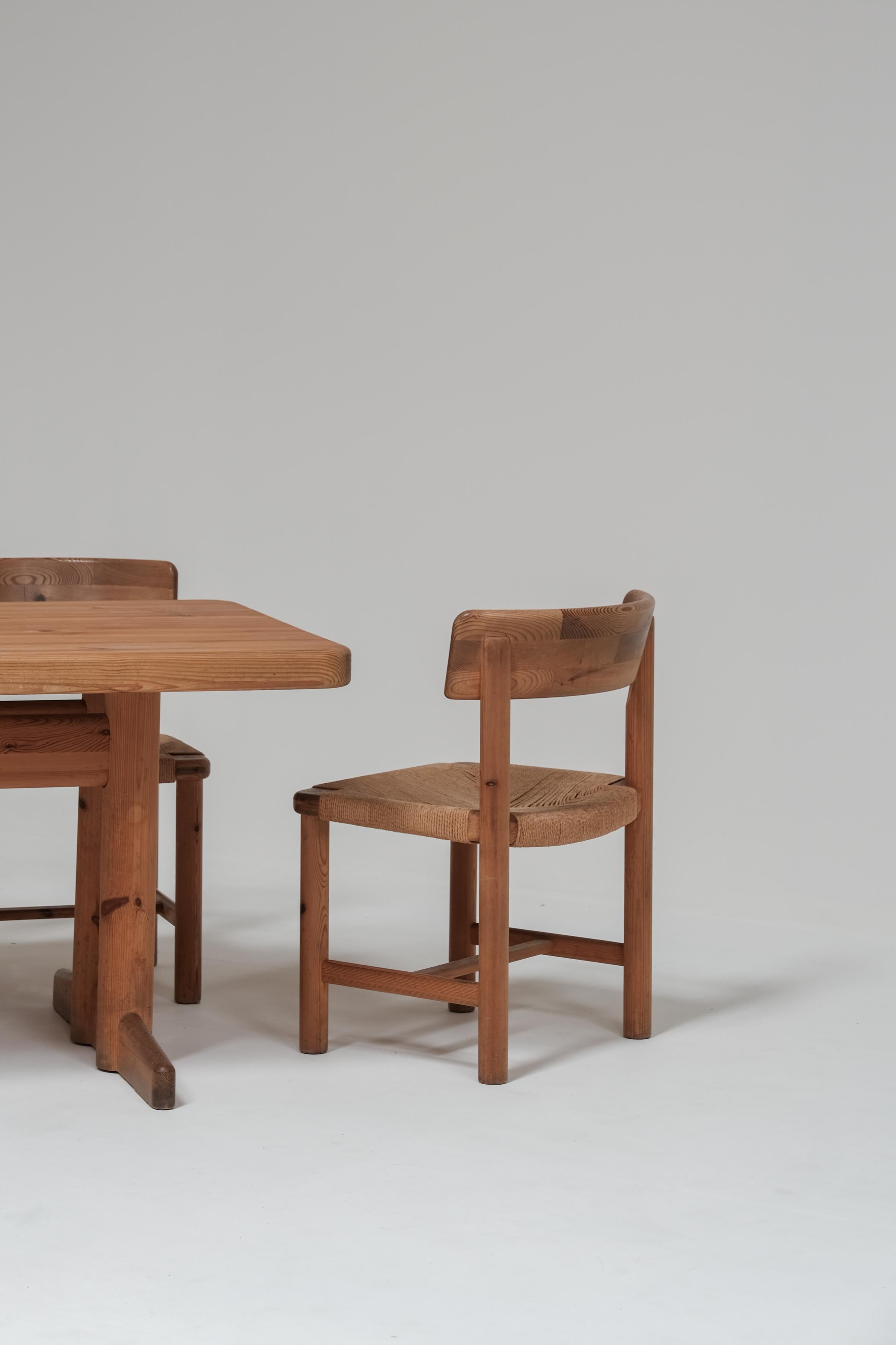 Rainer Daumiller dining set 1960 1