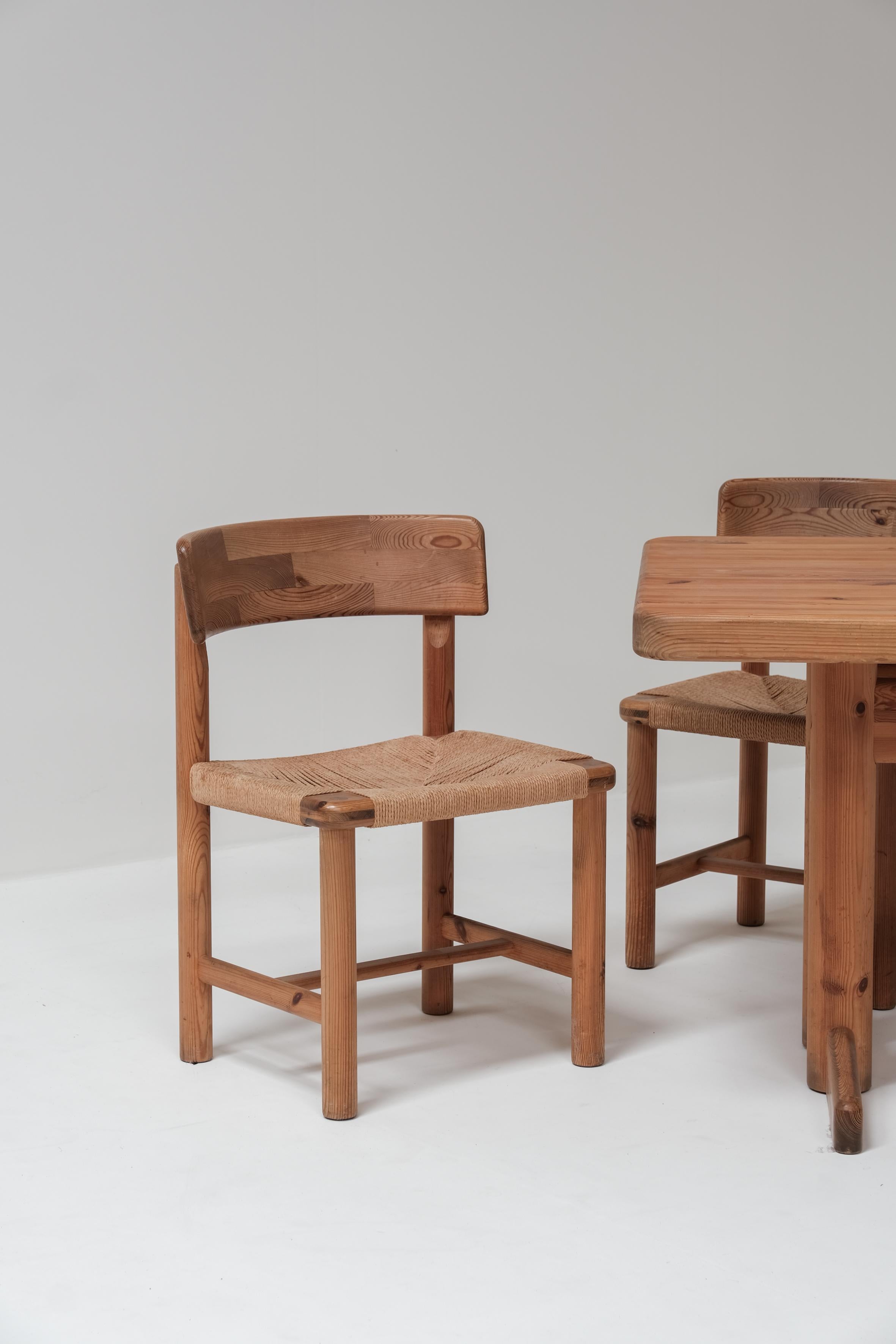Rainer Daumiller dining set 1960 2