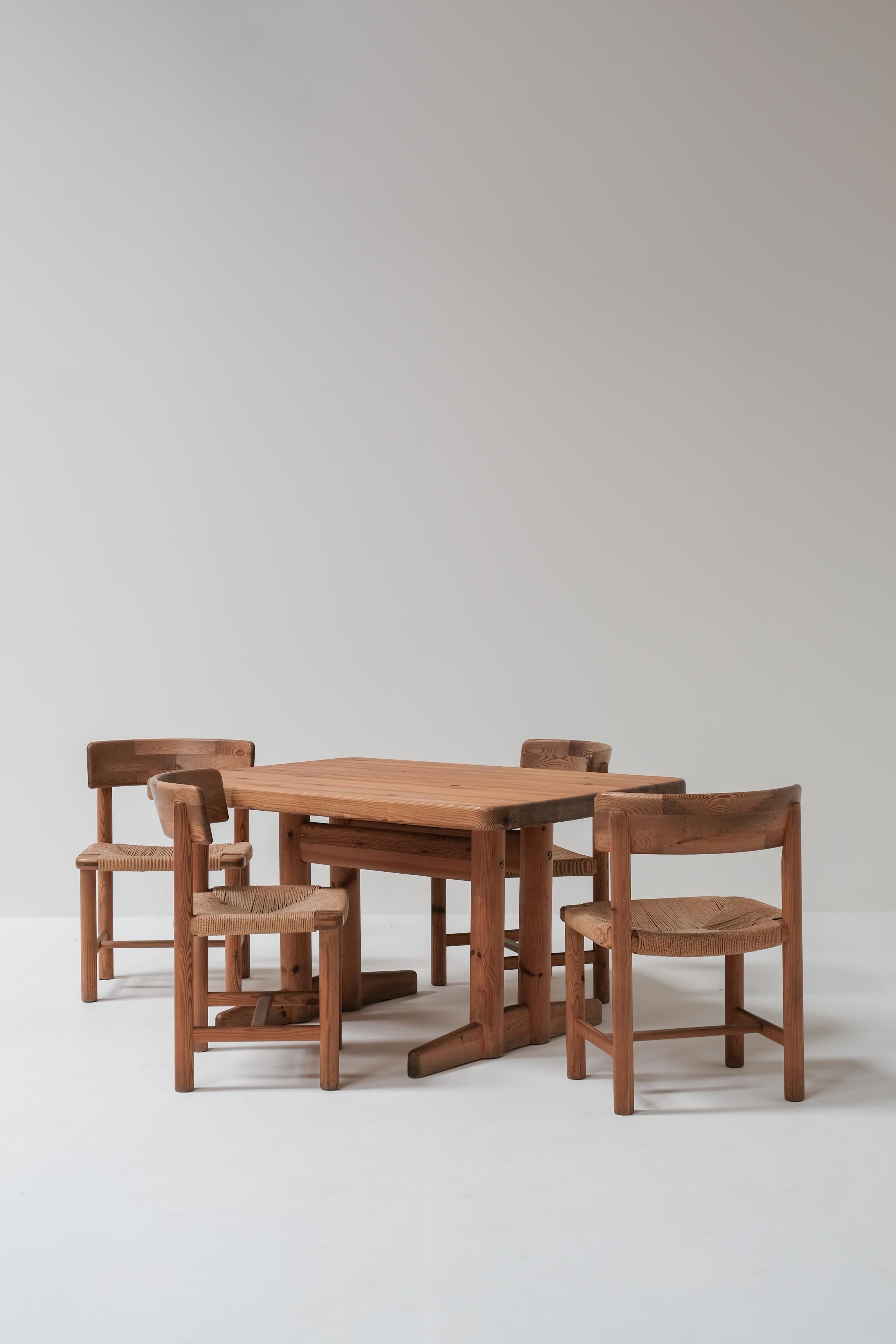 Rainer Daumiller dining set 1960 3