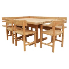 Rainer Daumiller Dining Set with 2 Corner Benches and 3 Chairs