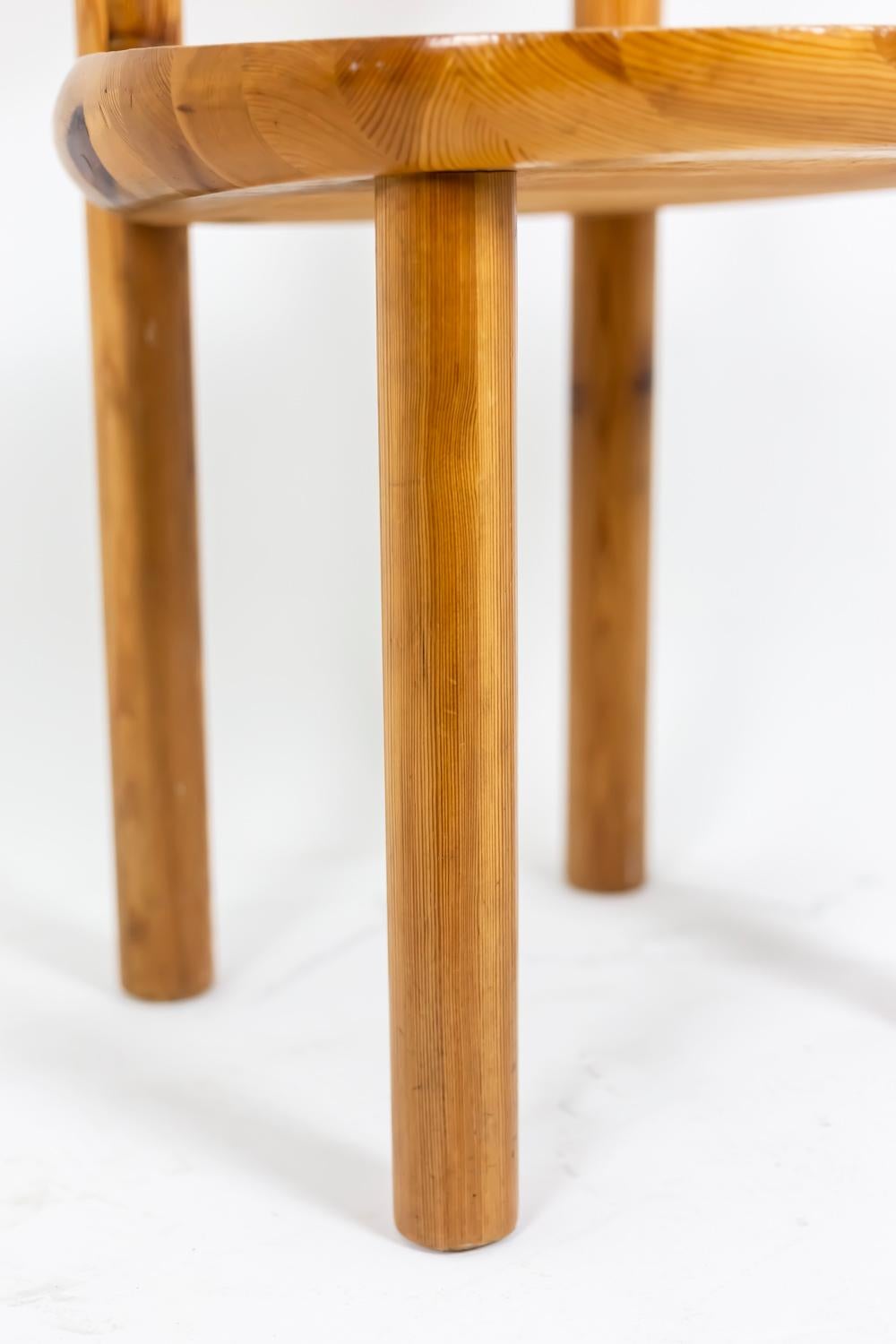 Rainer Daumiller, Dining Table and Set of Four Pine Chairs, 1960's 1