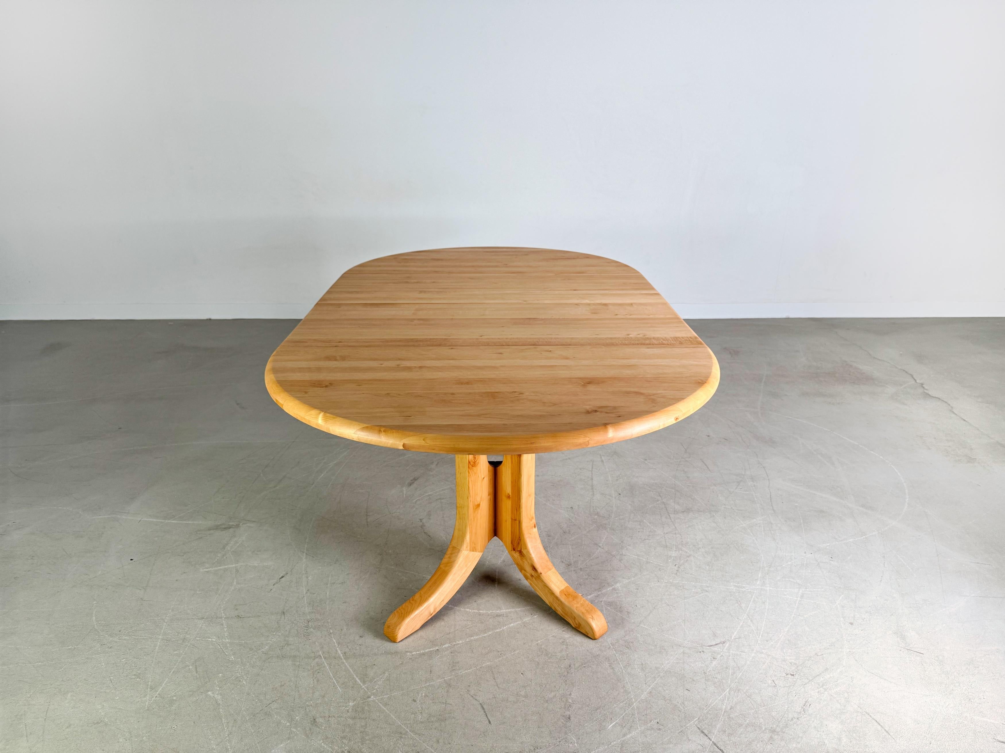 Rainer Daumiller Esstisch Kiefer Midcentury Design ausziehbar For Sale 1