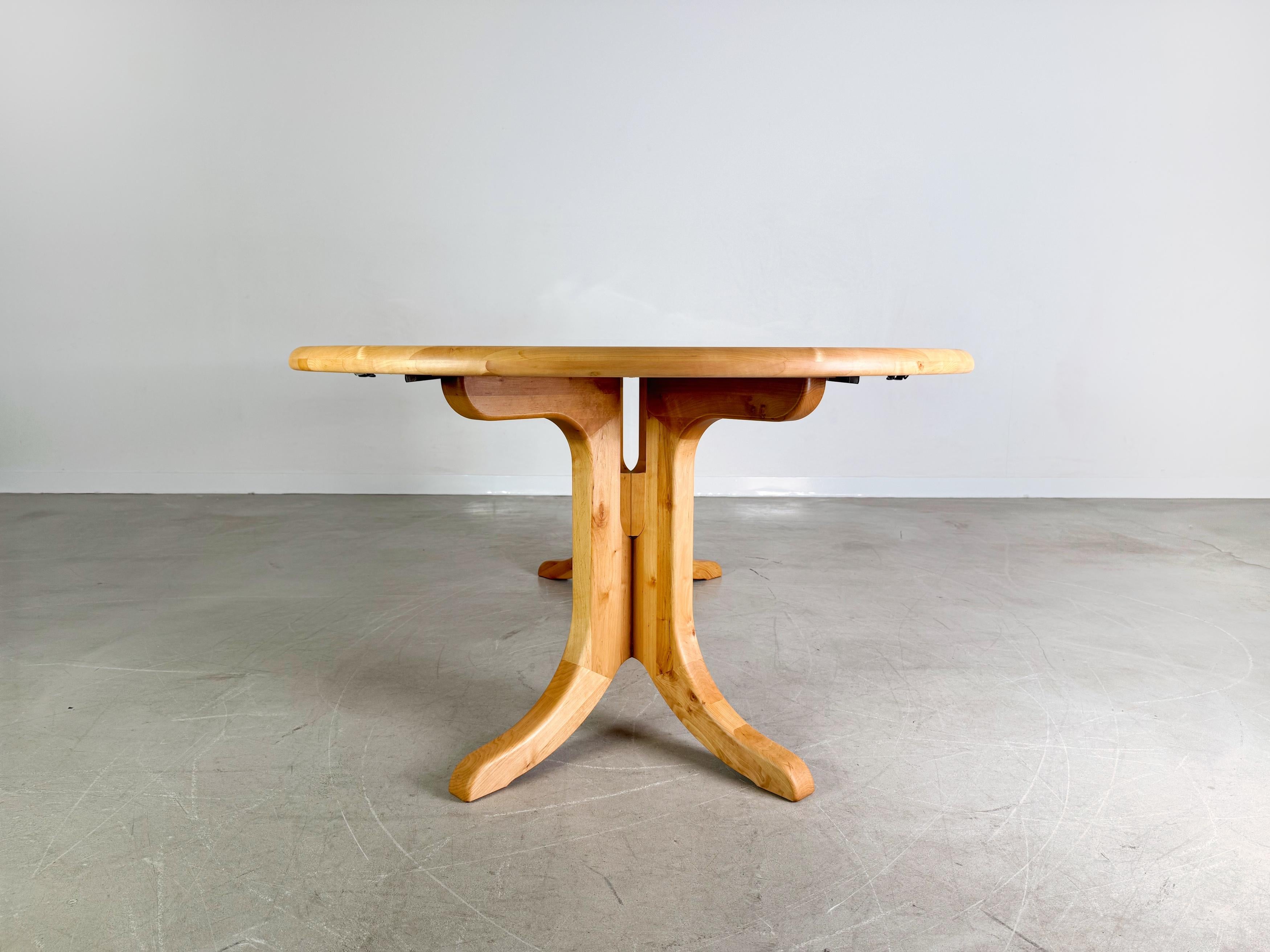 Rainer Daumiller Esstisch Kiefer Midcentury Design ausziehbar For Sale 2