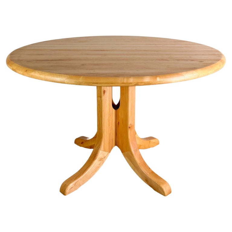 Rainer Daumiller Esstisch Kiefer Midcentury Design ausziehbar For Sale at 1stDibs