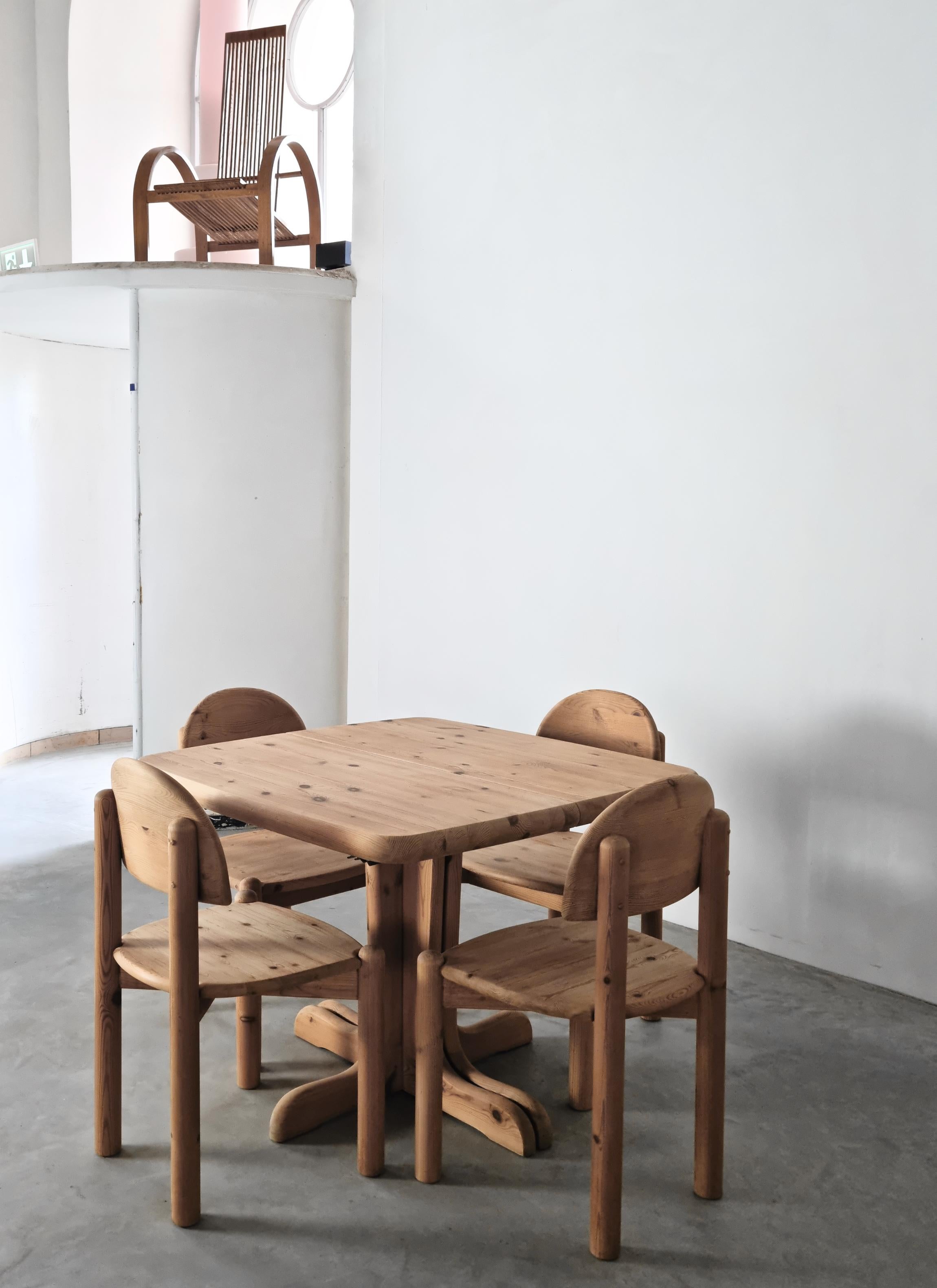 Fin du 20e siècle Table de salle à manger à rallonge Rainer Daumiller, années 1970 en vente