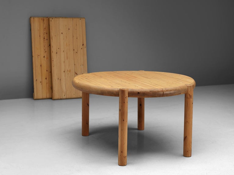 Rainer Daumiller Extendable Dining Table in Pine For Sale at 1stDibs
