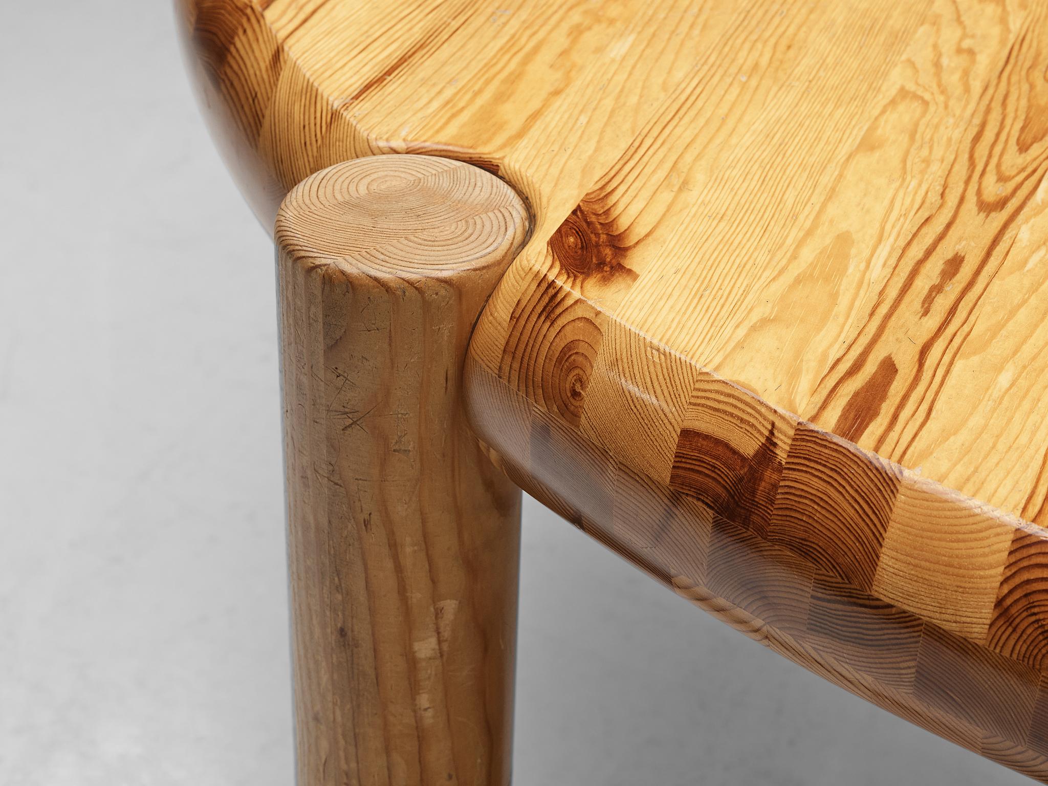 Scandinavian Modern Rainer Daumiller Extendable Dining Table in Pine