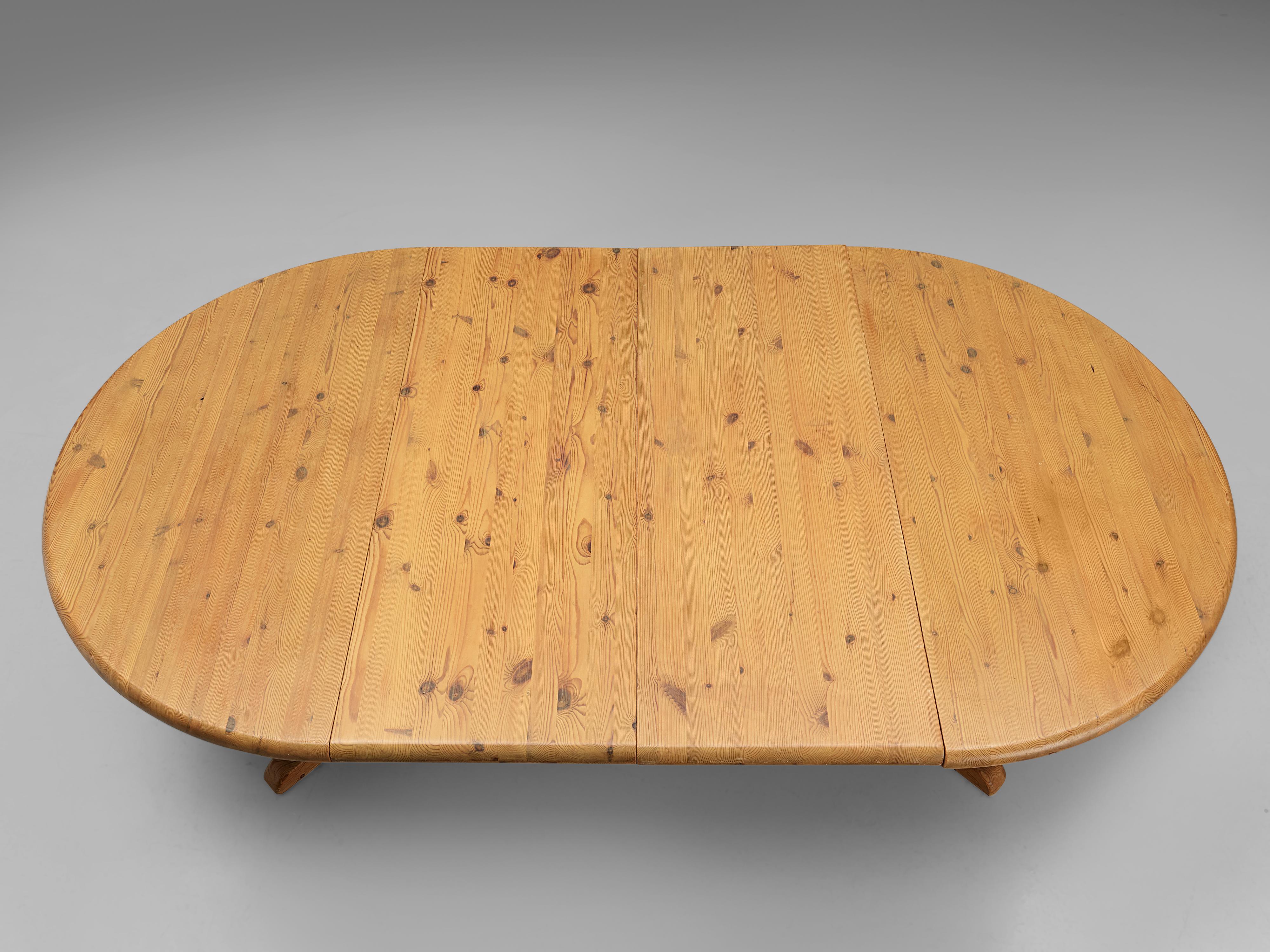 20th Century Rainer Daumiller Extendable Dining Table in Pine