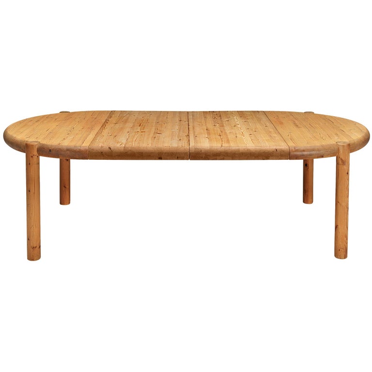 Rainer Daumiller Extendable Dining Table in Pine For Sale at 1stDibs