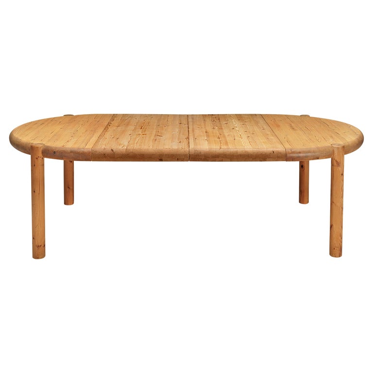 Rainer Daumiller Extendable Dining Table in Pine at 1stDibs