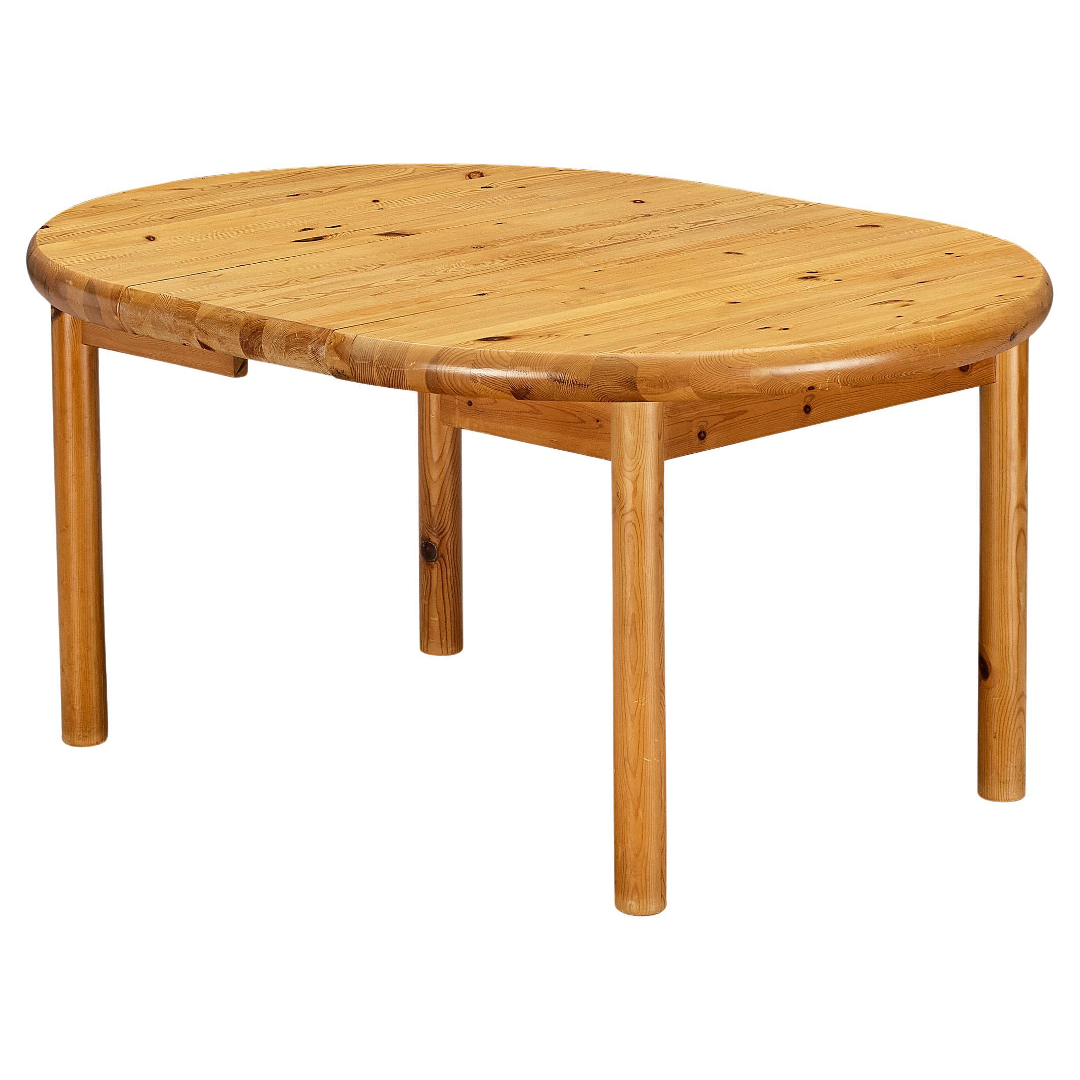 Rainer Daumiller Extendable Dining Table in Pine  For Sale