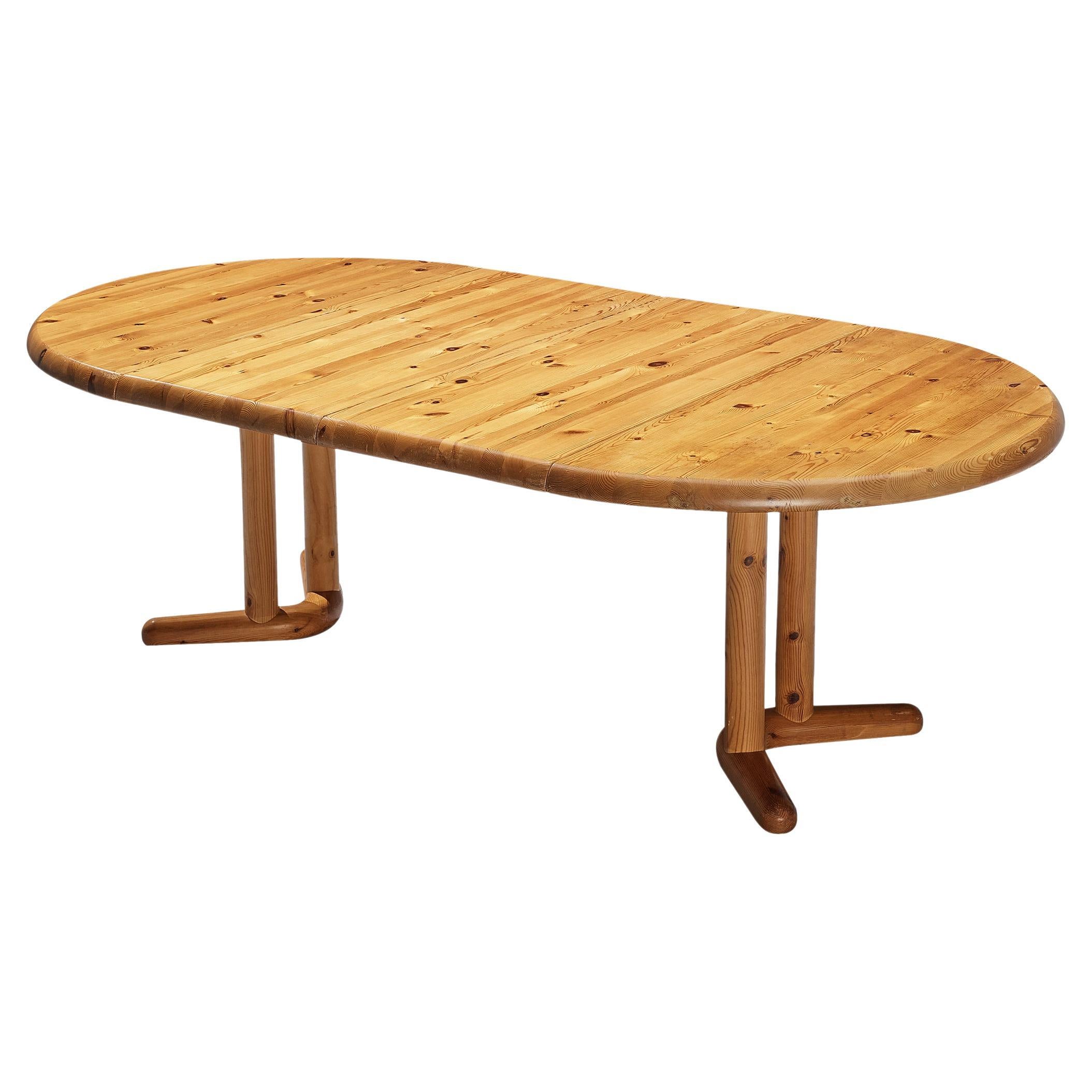 Rainer Daumiller Extendable Dining Table in Solid Pine