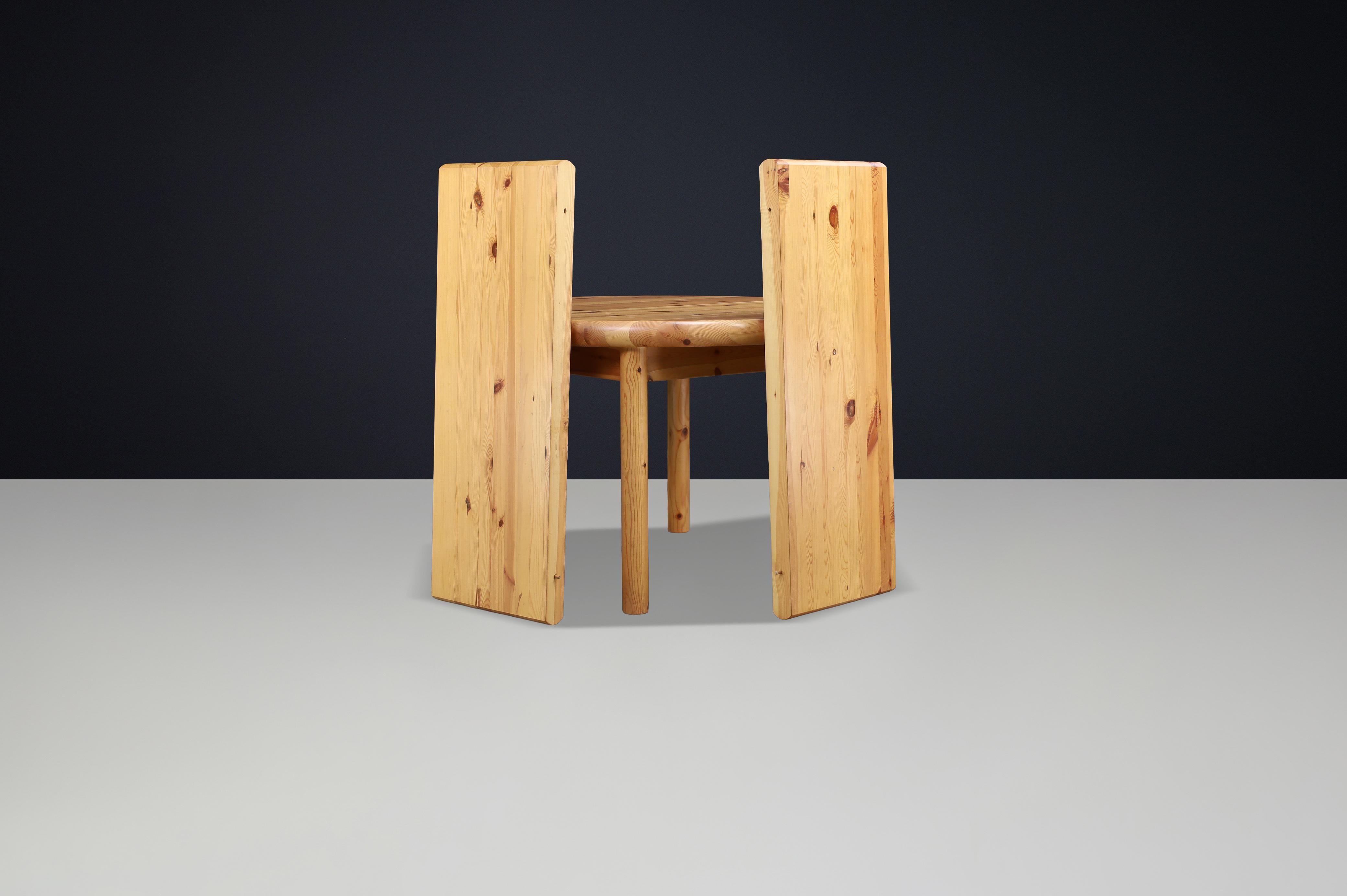 20th Century Rainer Daumiller, Extendable Dining Table, Solid Pine, Denmark, 1970s For Sale