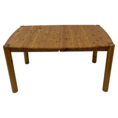 Used Rainer Daumiller Extendable Pine Wood Dining Table, 1970’s