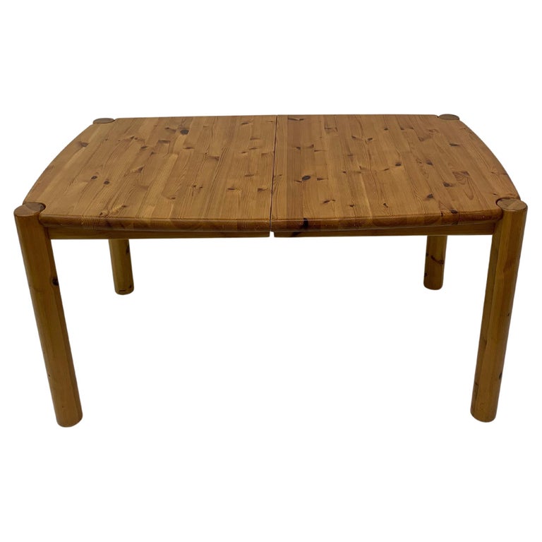 Rainer Daumiller Extendable Pine Wood Dining Table, 1970’s For Sale at ...