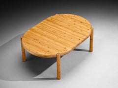 Rainer Daumiller Extendable Round Dining Table in Solid Pine