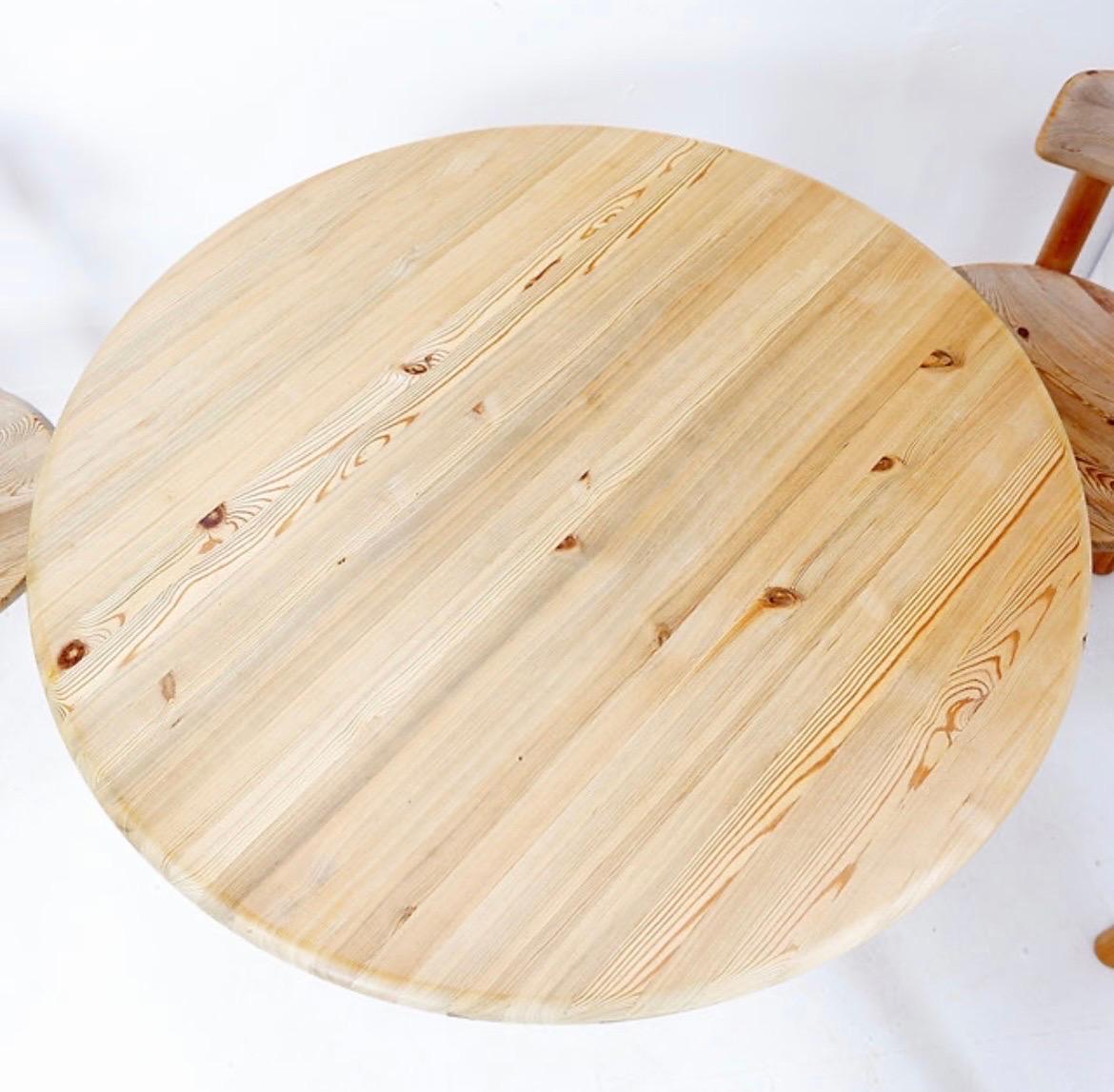 Fin du 20e siècle Rainer Daumiller for Hirtshals Savværk A/S dining set - Denmark, 1970s en vente