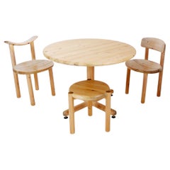 Rainer Daumiller for Hirtshals Savværk A/S dining set - Denmark, 1970s