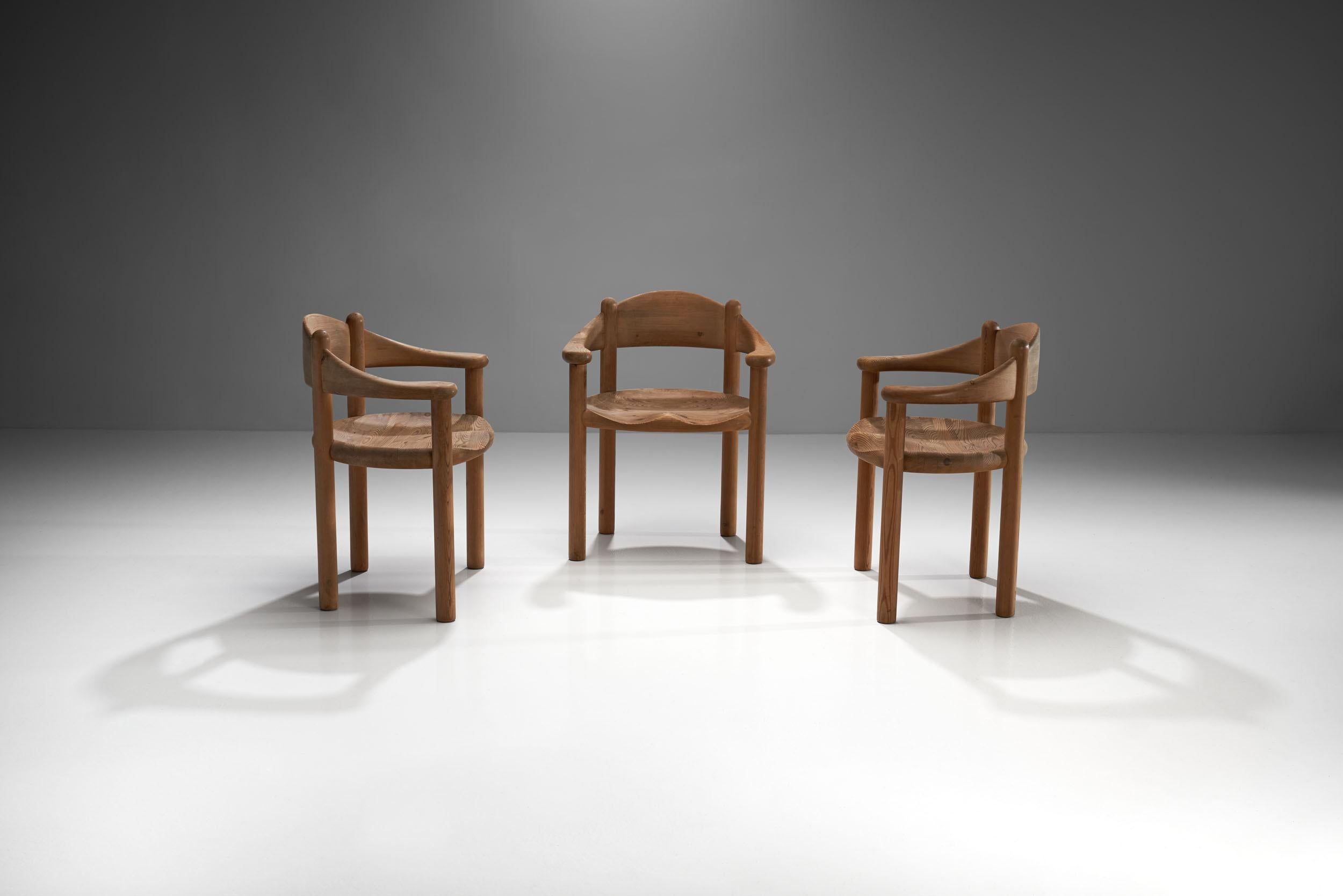 Scandinavian Modern Rainer Daumiller for Hirtshals Savvaerk in Solid Pine, Denmark, 1970s