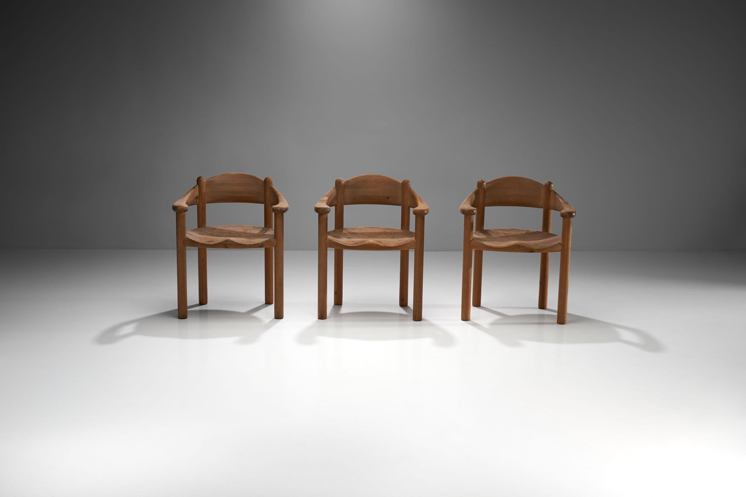 Danish Rainer Daumiller for Hirtshals Savvaerk in Solid Pine, Denmark, 1970s