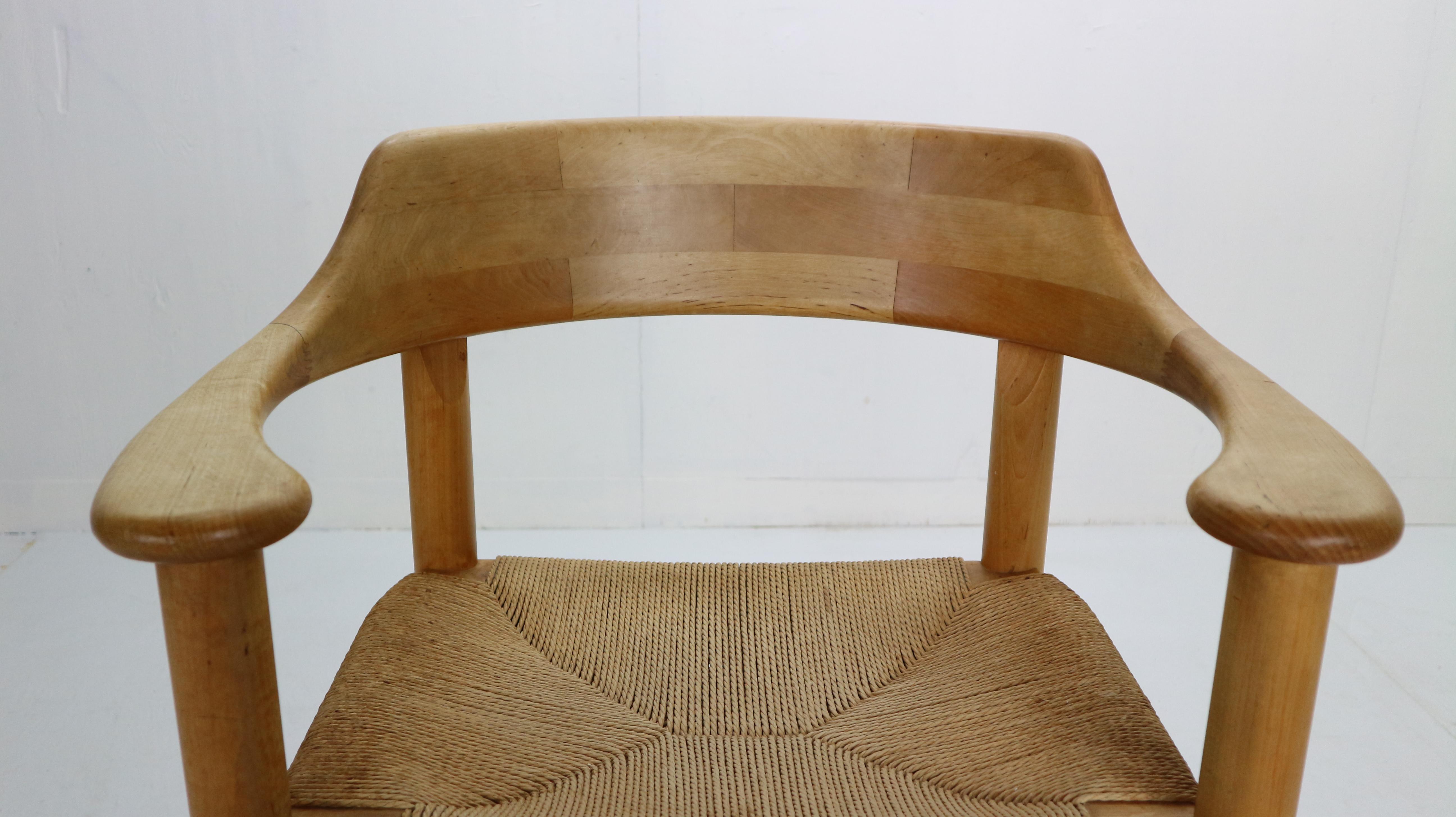 Rainer Daumiller for Hirtshals Sawmill Set of 4 Dining Room Chairs, Denmark 1970 2