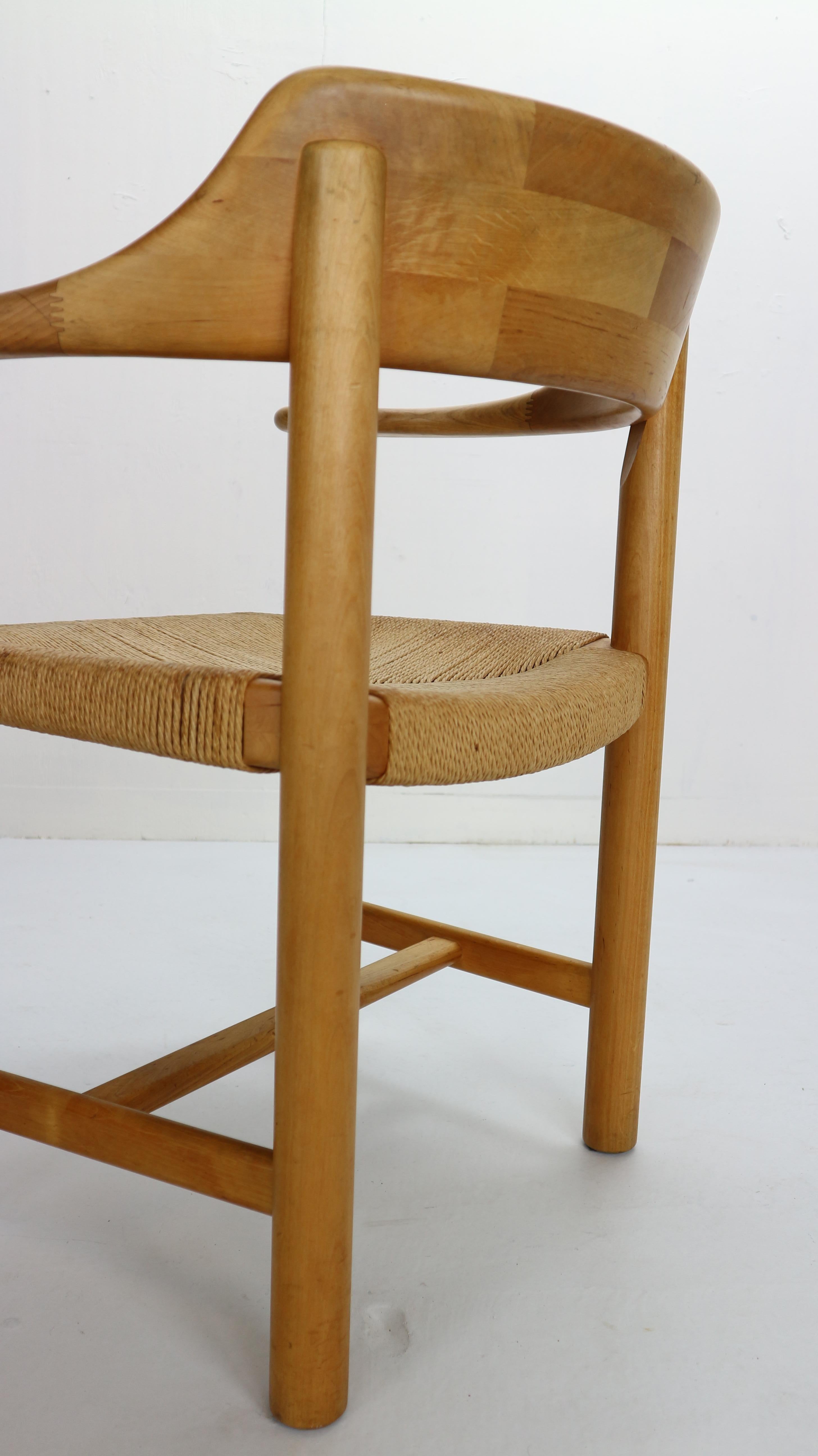 Rainer Daumiller for Hirtshals Sawmill Set of 4 Dining Room Chairs, Denmark 1970 5