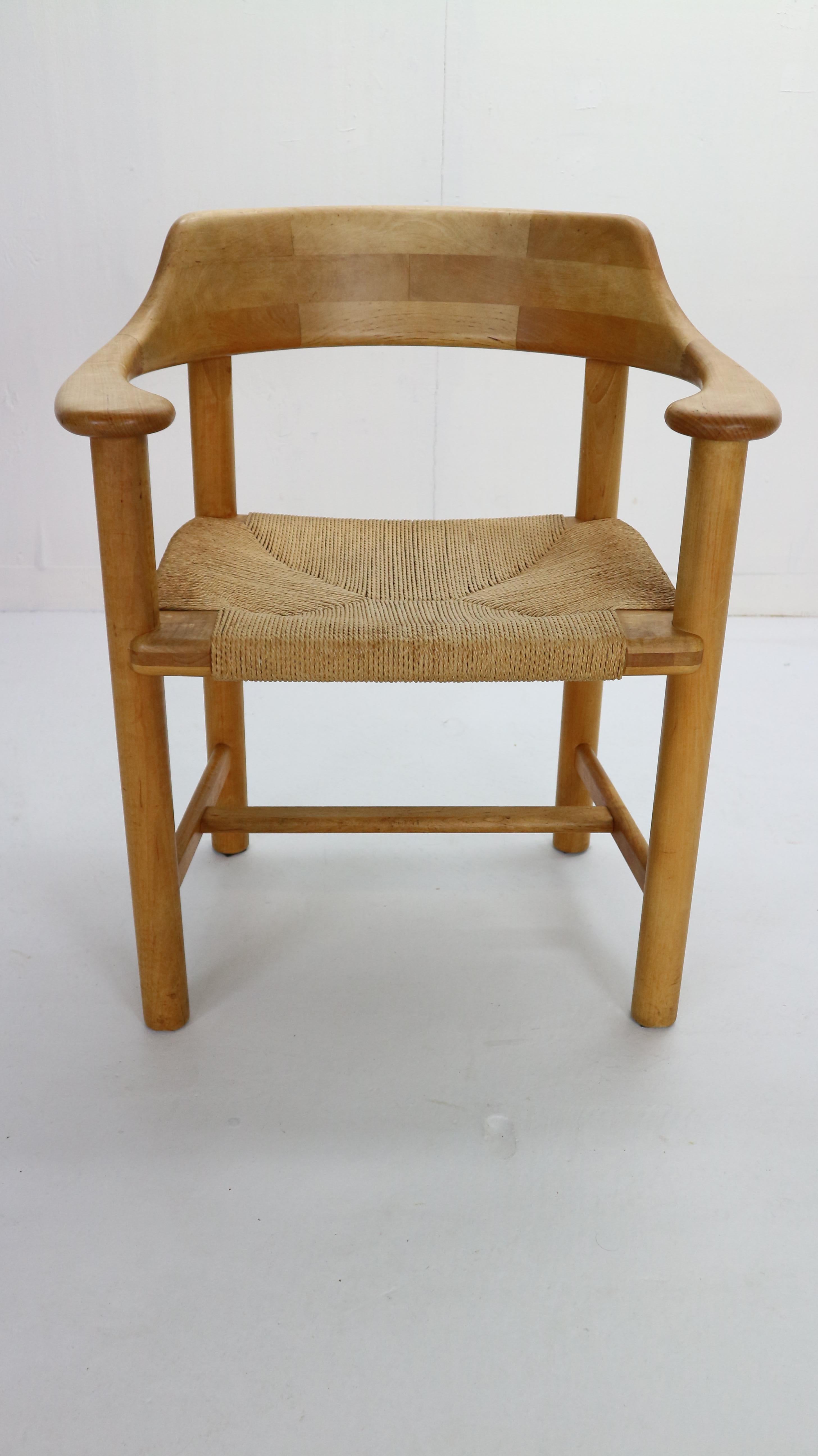 Rainer Daumiller for Hirtshals Sawmill Set of 4 Dining Room Chairs, Denmark 1970 1