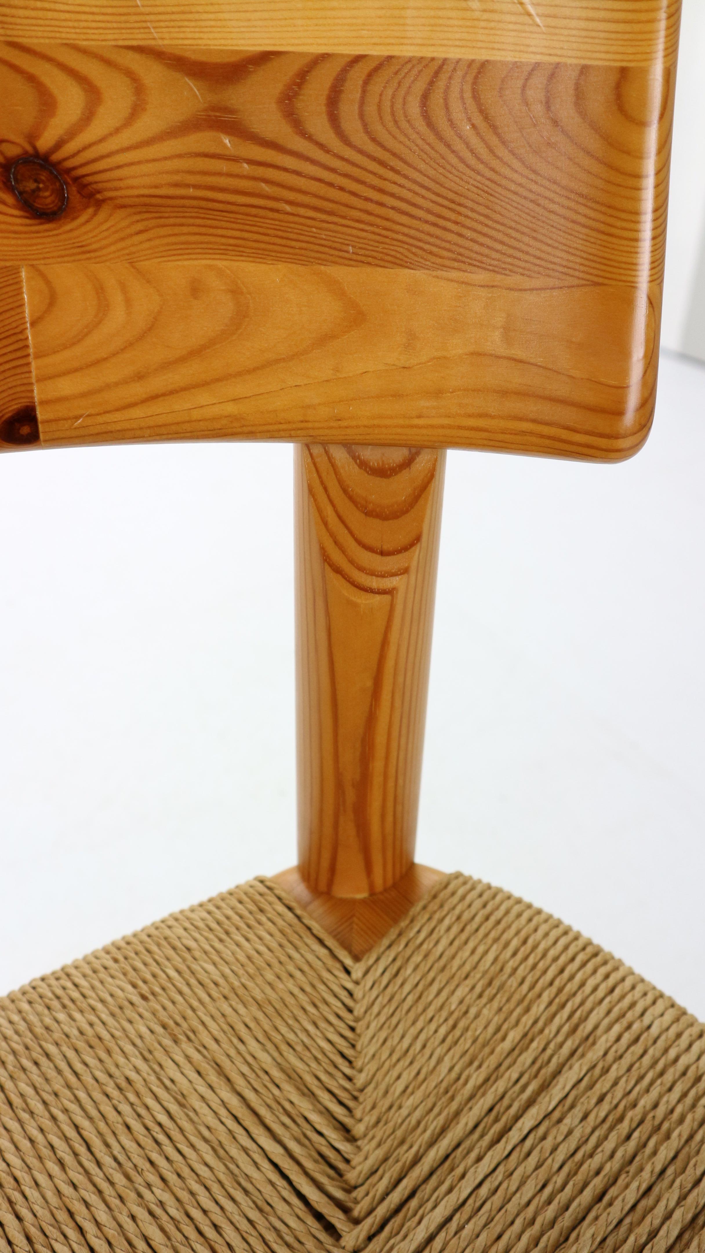 Rainer Daumiller for Hirtshals Sawmill Set of 6 Dining Room Chairs, Denmark 1970 10