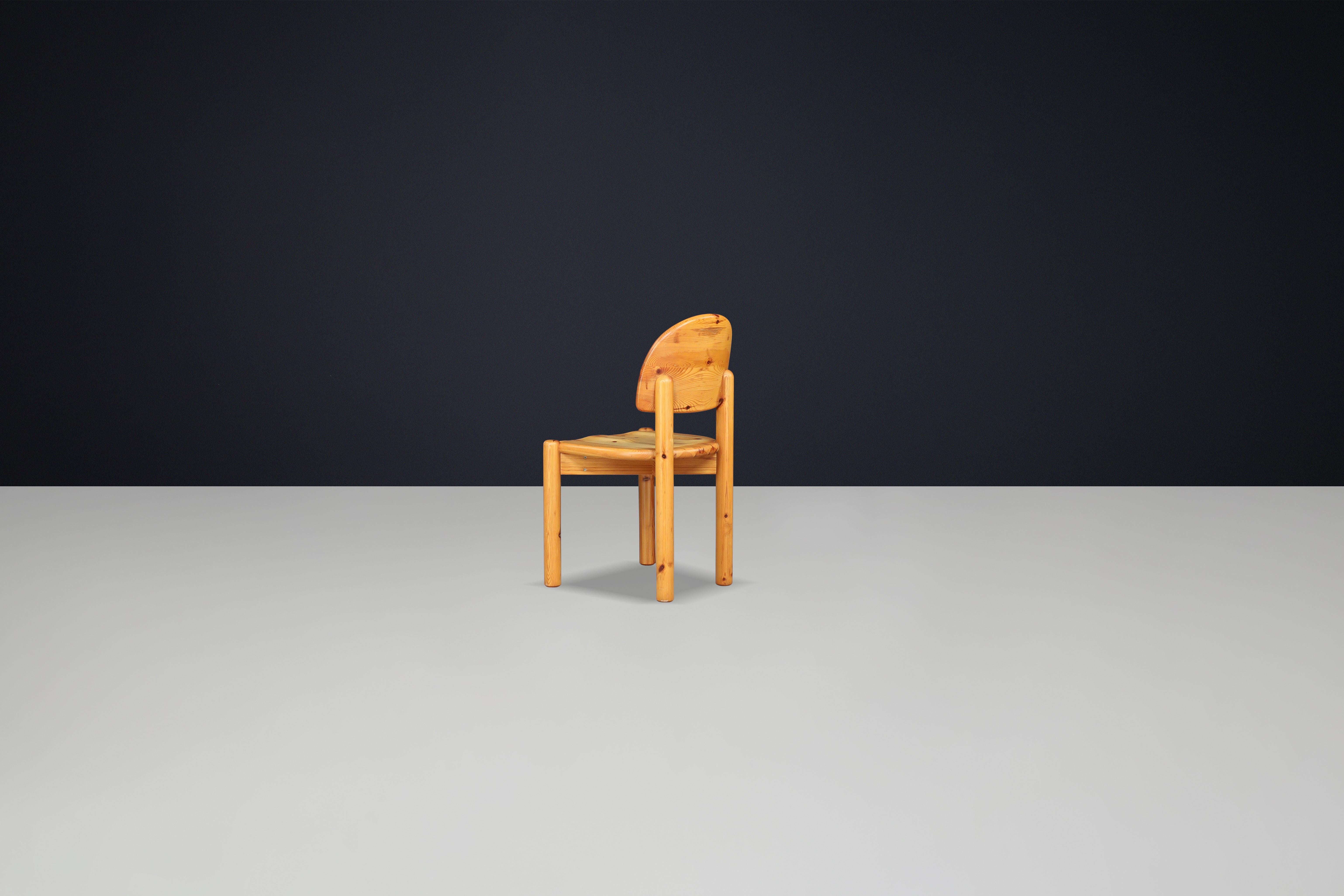 Rainer Daumiller for Hirtshals Sawmill set of four dining chairs, Denmark 1970 For Sale 1