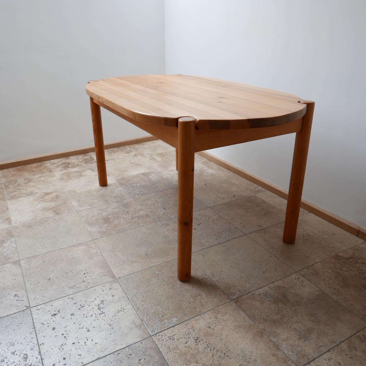 Rainer Daumiller Midcentury Danish Pine Dining Table 3