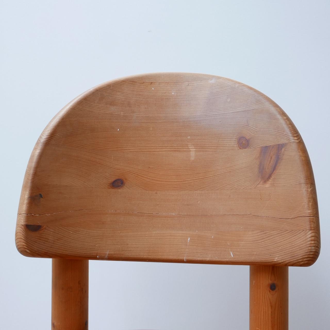 Rainer Daumiller Midcentury Pine Dining Chairs '6' 7