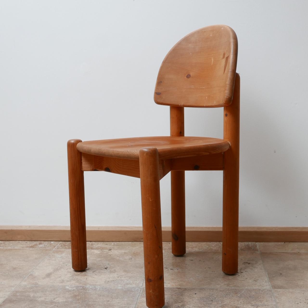 Rainer Daumiller Midcentury Pine Dining Chairs '6' 11